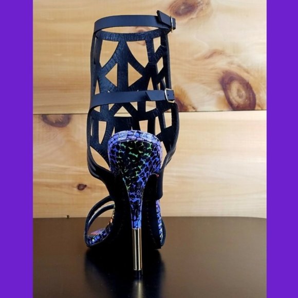 Lust For Life Fusion Black Multi 4.75" High Heel Shoes - Picture 5 of 5